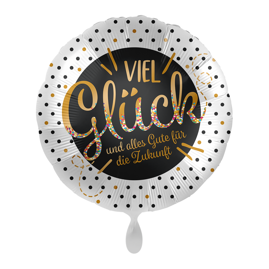 Ballon Viel Glück wünschen - Folienballon