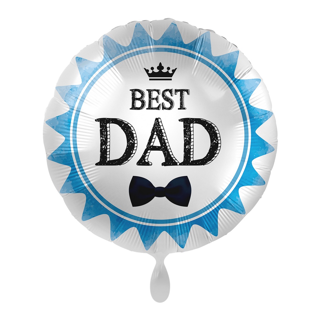 Ballon - Best Dad - ø43cm -  rund