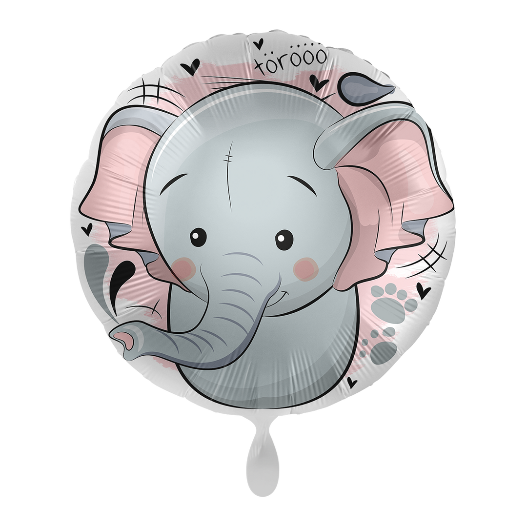 Ballon -   Elefant  -  ø43cm - Rund