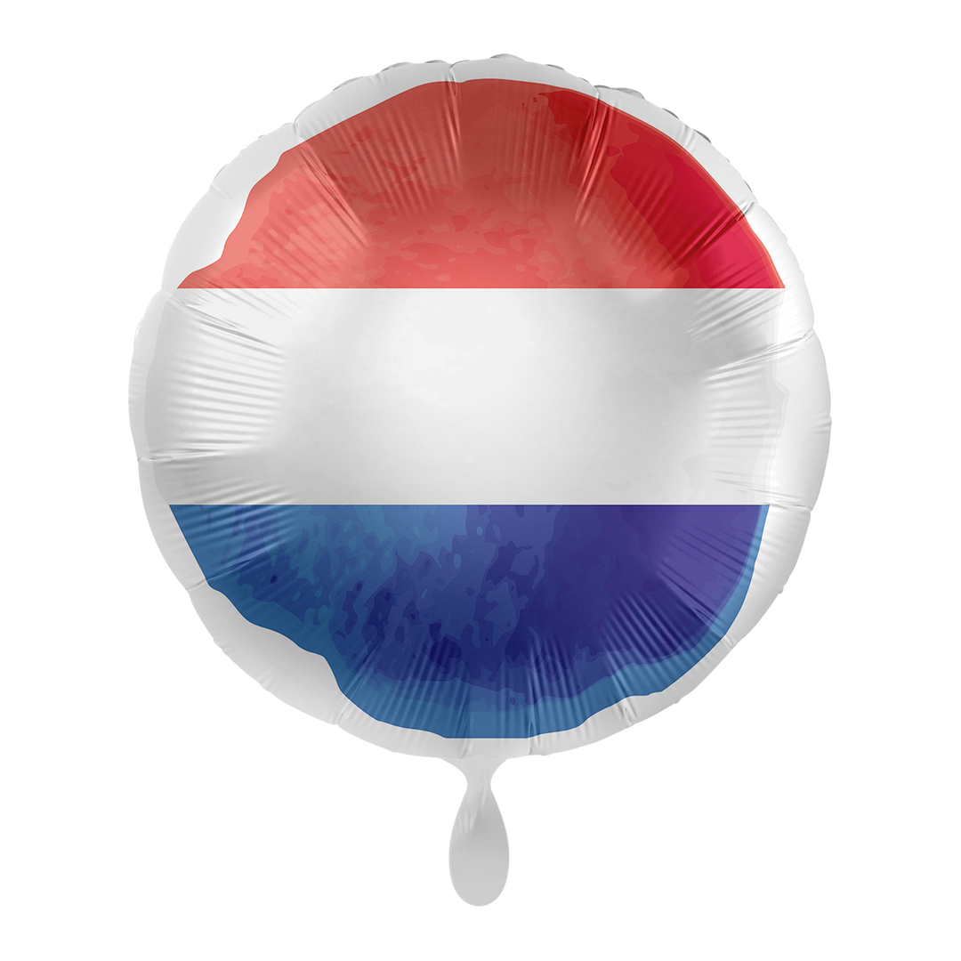 Ballon - Flagge Niederlande - ø43cm - Rund