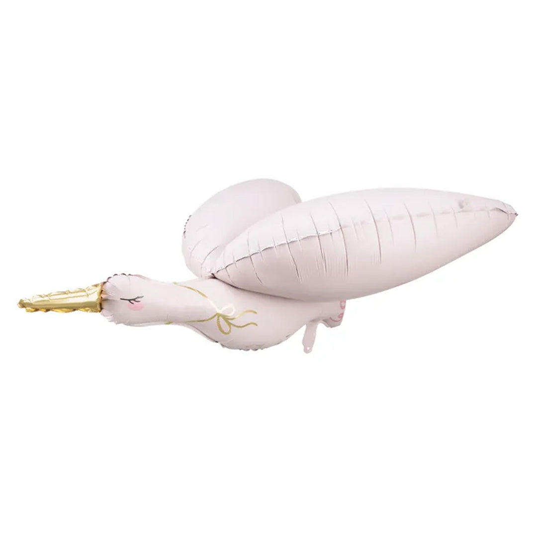 Ballon - Storch - ø103cm - Welcome Baby - Heliumfüllung/Luftfüllung