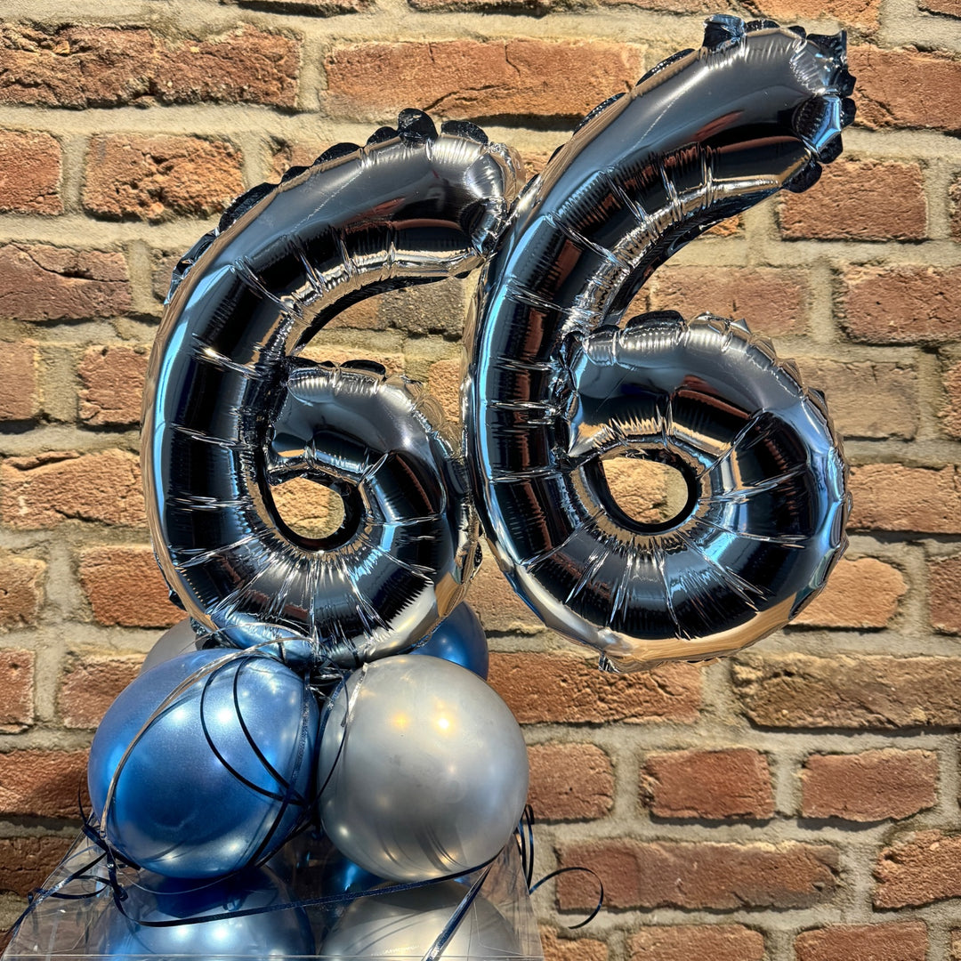 Ballonbox - Geburtstag - Geldgeschenk - "Zahlenballons"