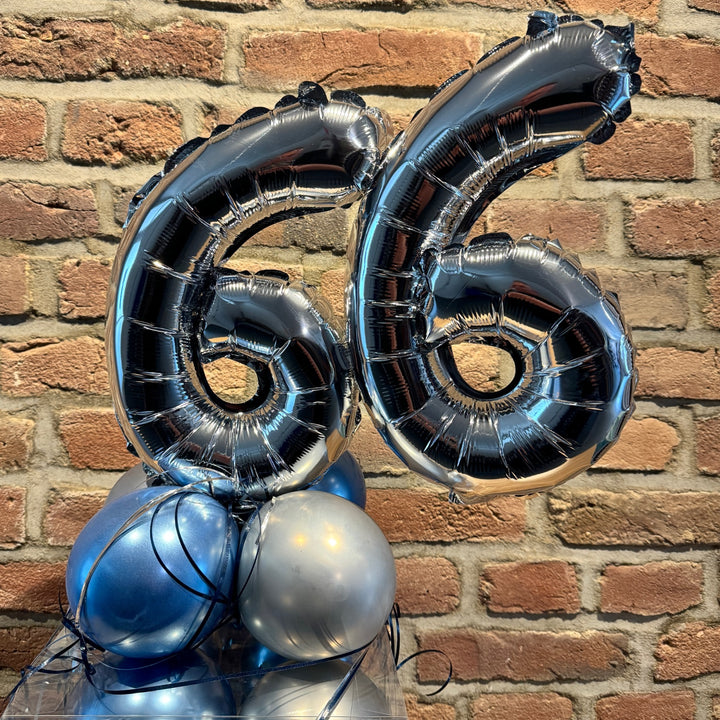 Ballonbox - Geburtstag - Geldgeschenk - "Zahlenballons"