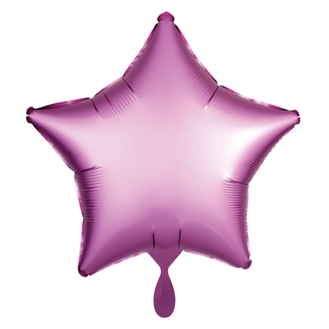 Ballon - Silk Lustre Flamingo - ø43cm - Stern