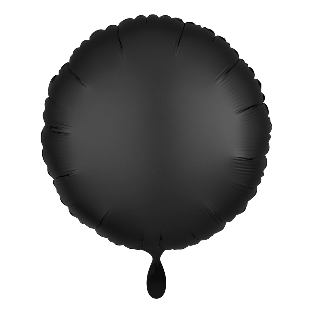 Ballon - Schwarz - ø43cm - Rund