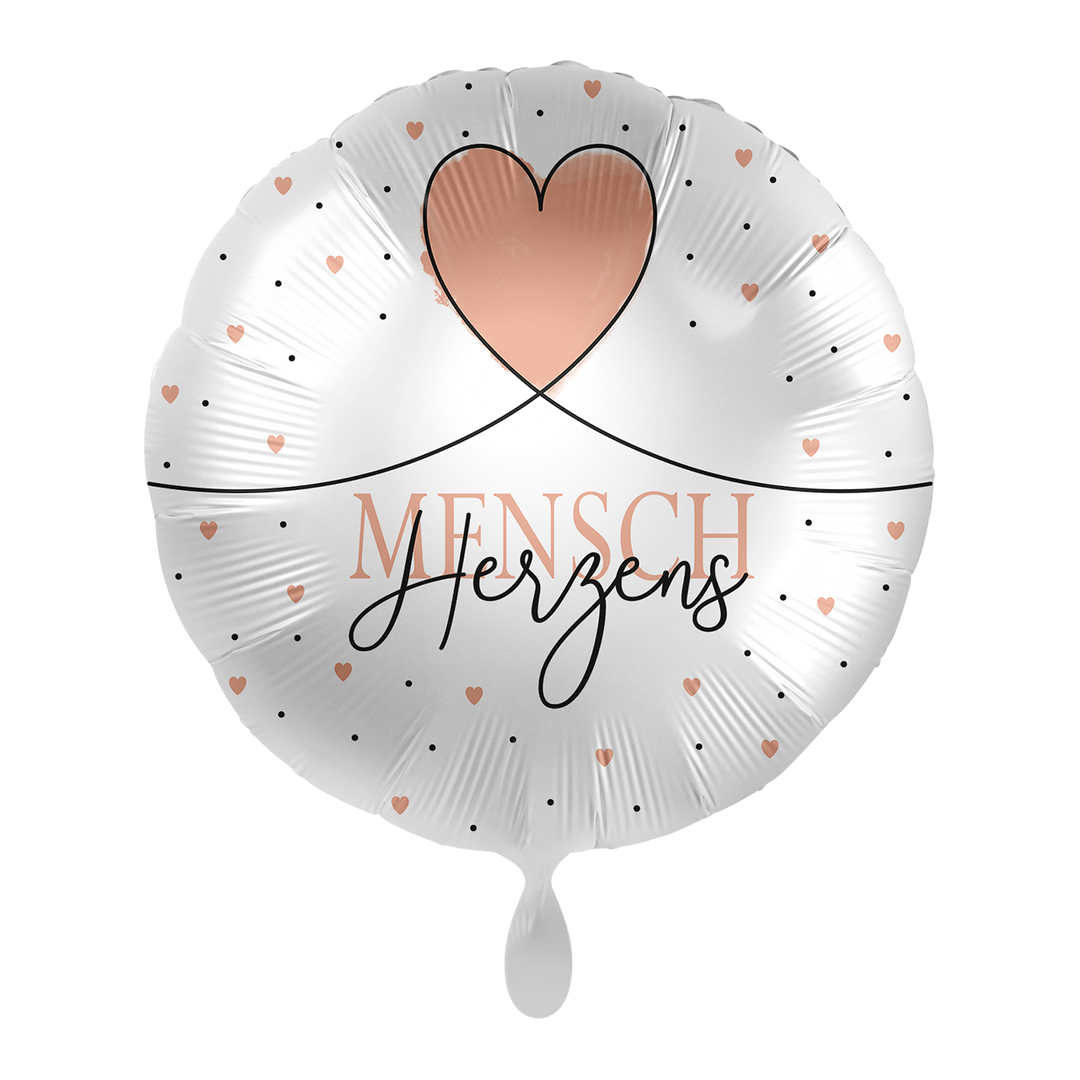 Ballon - Herzensmensch - ø43cm - rund