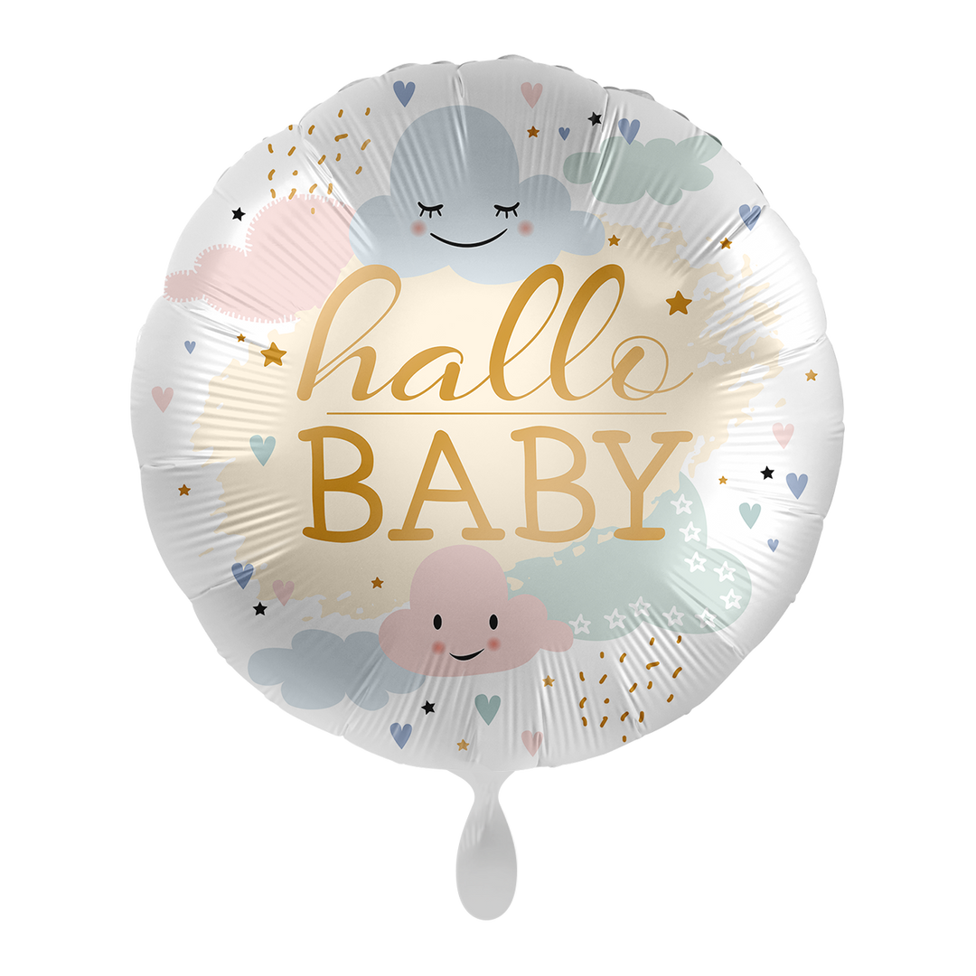 Ballon - Hello Baby - ø43cm - Rund