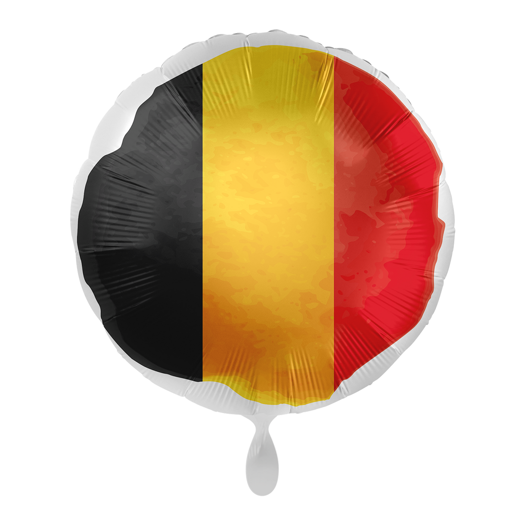 Ballon - Flagge Belgien - ø43cm - Rund