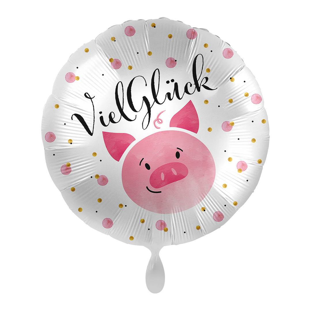 Ballon Viel Glück wünschen - Folienballon
