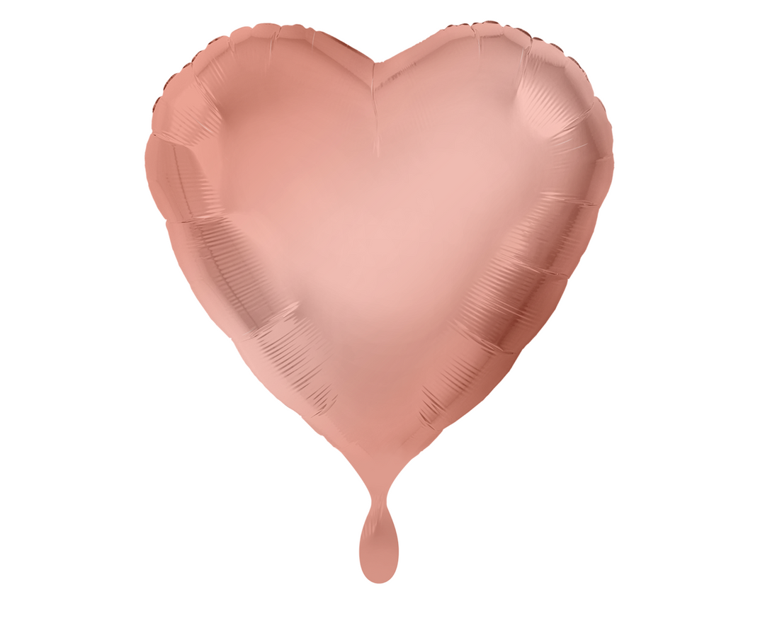 Ballon -Rosegold (Anagram) - ø43cm - Herz