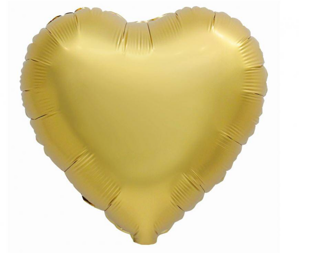 Herz - gold matt - ø46cm