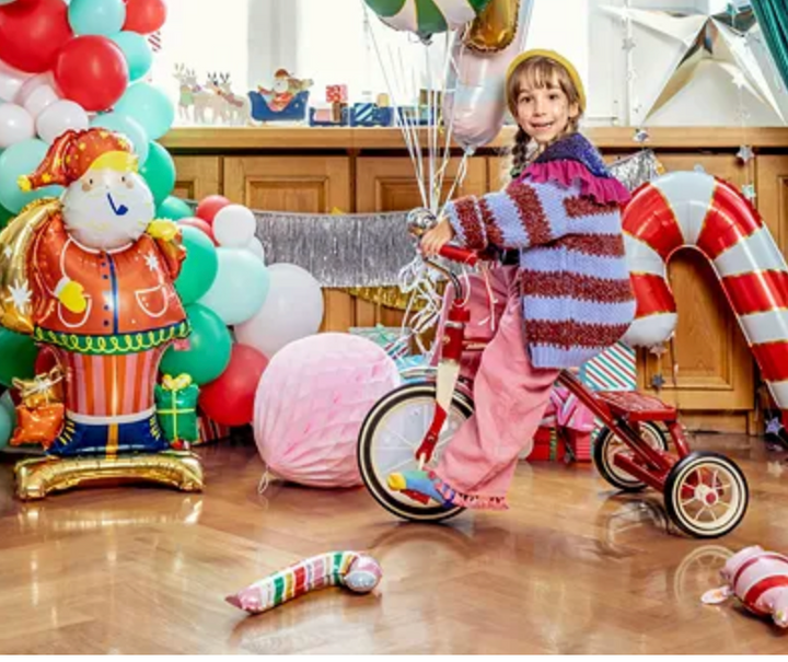 Ballon - Weihnachtsmann stehend - 63cm x 106cm