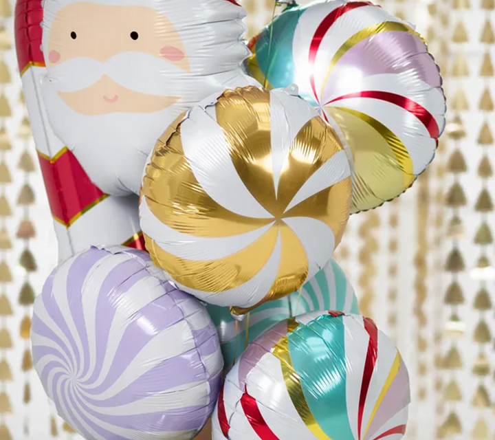 Ballon - Candy gold/weiss - 43cm