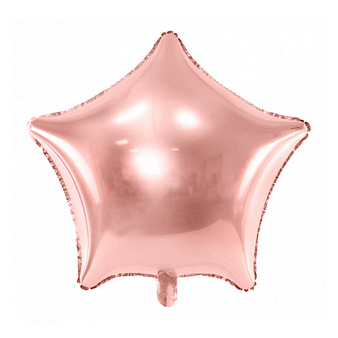Ballon -Rosegold - ø43cm - Stern