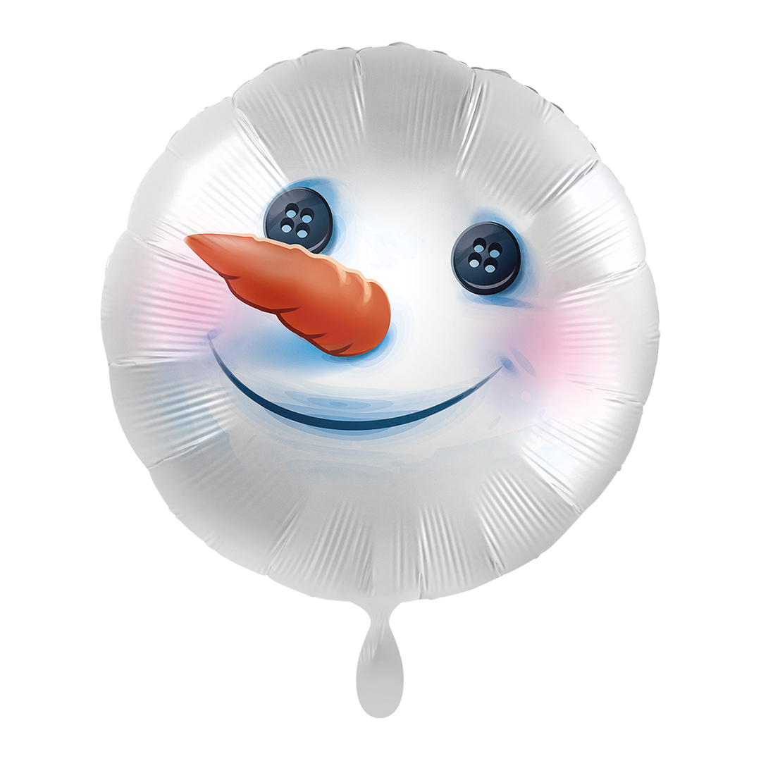 Folienballon - Schneemann - Weihnachten - Helium/Luftfüllung