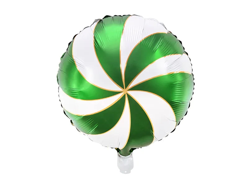 Folienballons - Grün/ Weiss - Weihnachten - 43cm - Helium/Luftfüllung