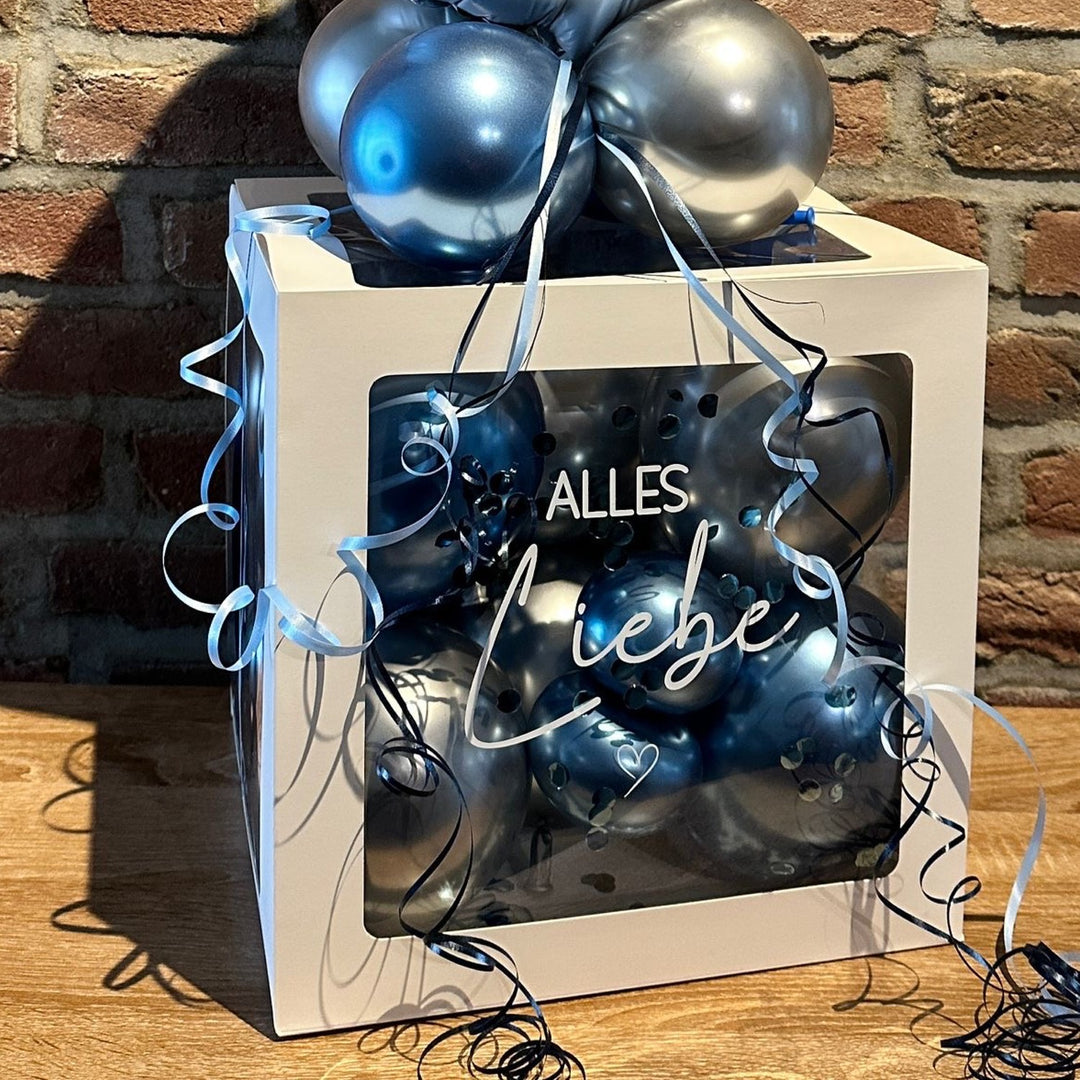 Ballonbox - Geburtstag - Geldgeschenk - "Happy Birthday"