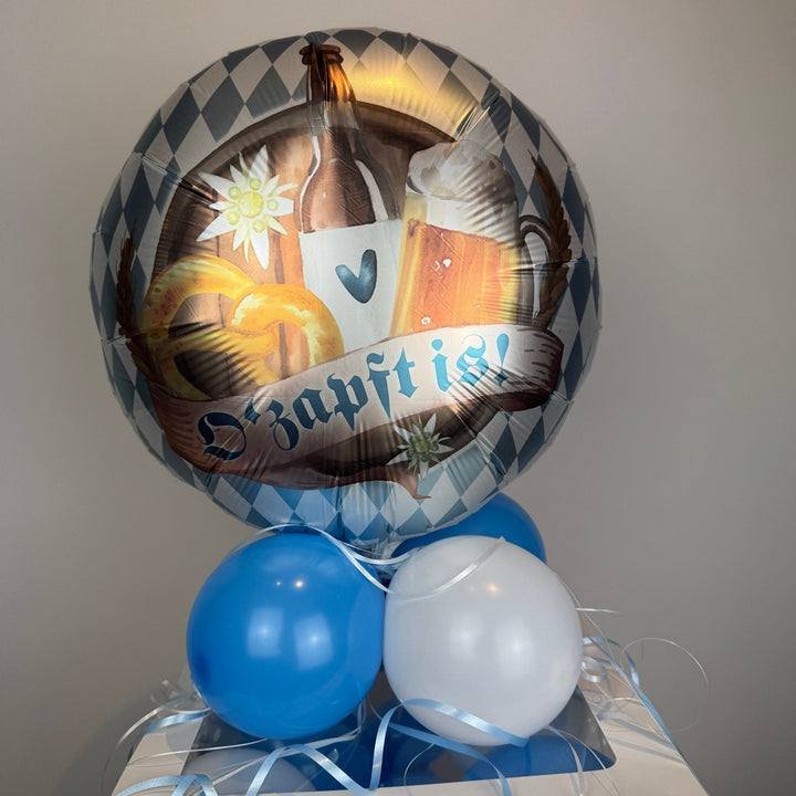 Ballonbox Oktoberfest - Geburtstag - Geldgeschenk - "Alles Gute zum Geburtstag"