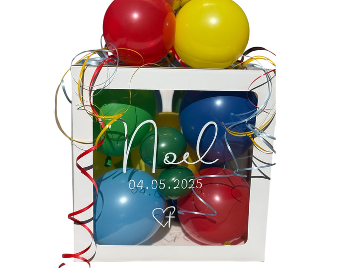 Ballonbox - Geldgeschenk - Kommunion - Glückwunsch
