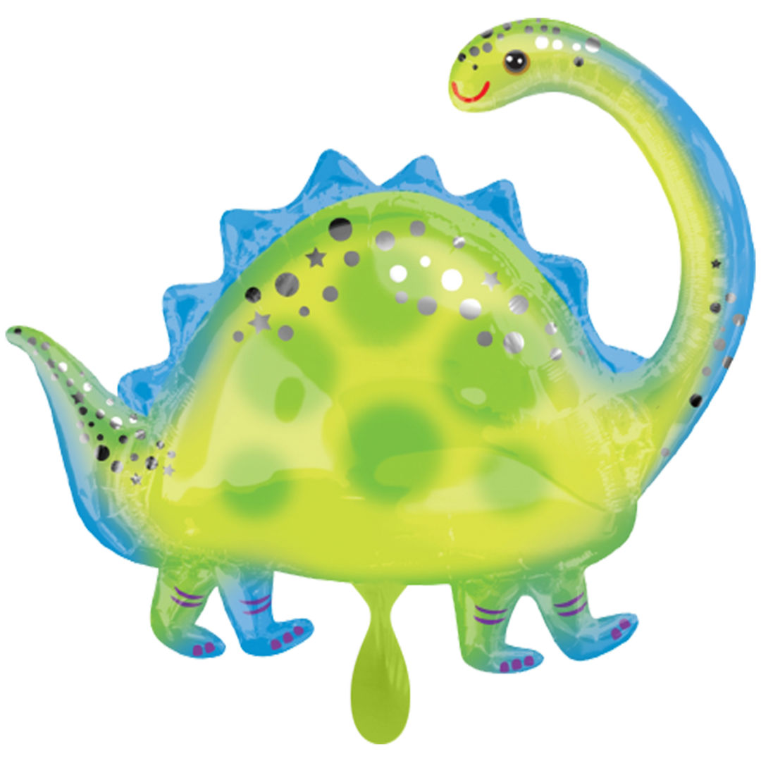 Riesiger Brontosaurus für die nächste Kinderparty.  Ein toller Dinoballon - perfekt als Geschenk für jedes Kind. 