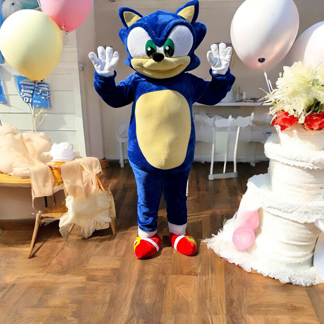 Sonic Maskottchen I Kostüm mieten