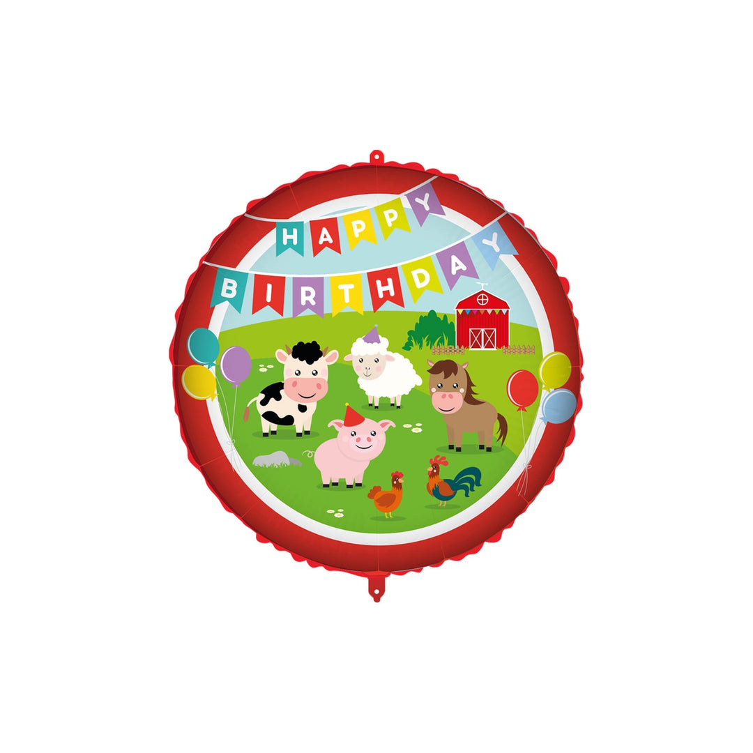 Ballon - Bauernhof - ø43cm - Rund