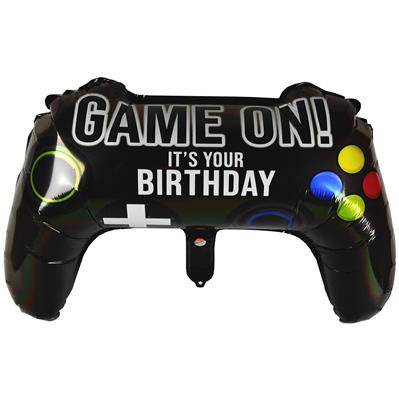 Ballon - Controller "Game on It's Your Birthday" 32cm