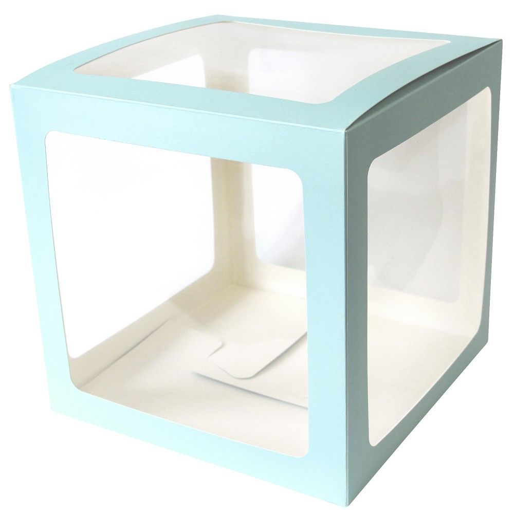 Ballonbox - Geschenkbox - hellblau