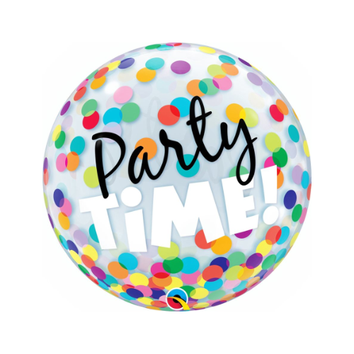 Bubble Ballon - Rund - Party Time