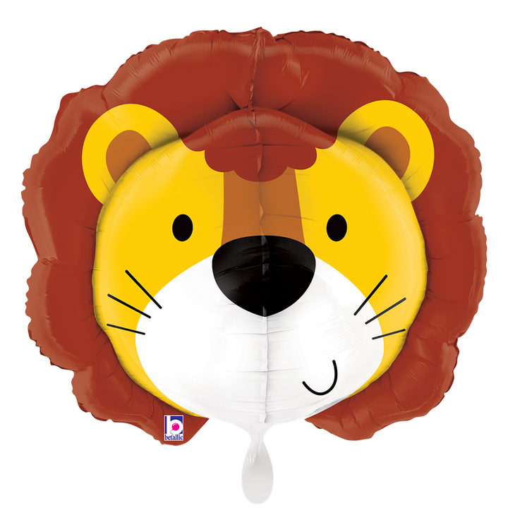 Folienballon Löwe– 55x55x46 cm – Tierballon für Kindergeburtstag & Party
