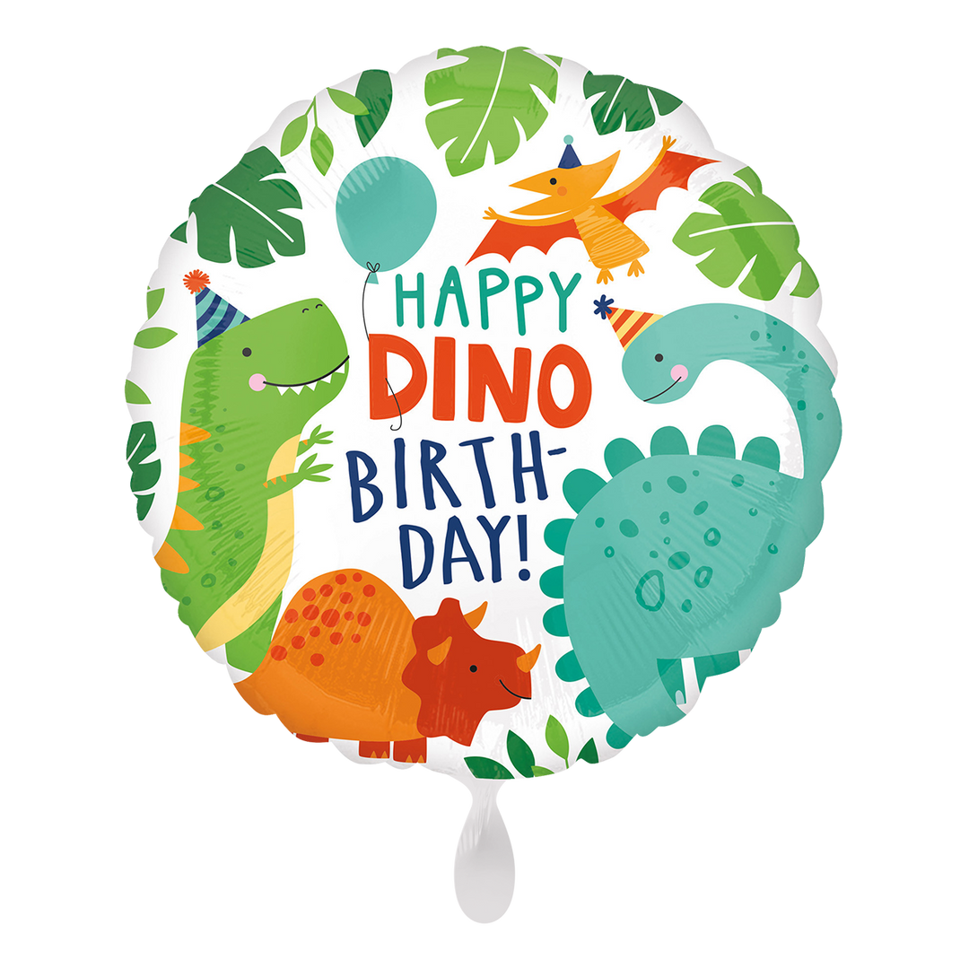 Ballon -Dino Party -  ø43cm Rund 