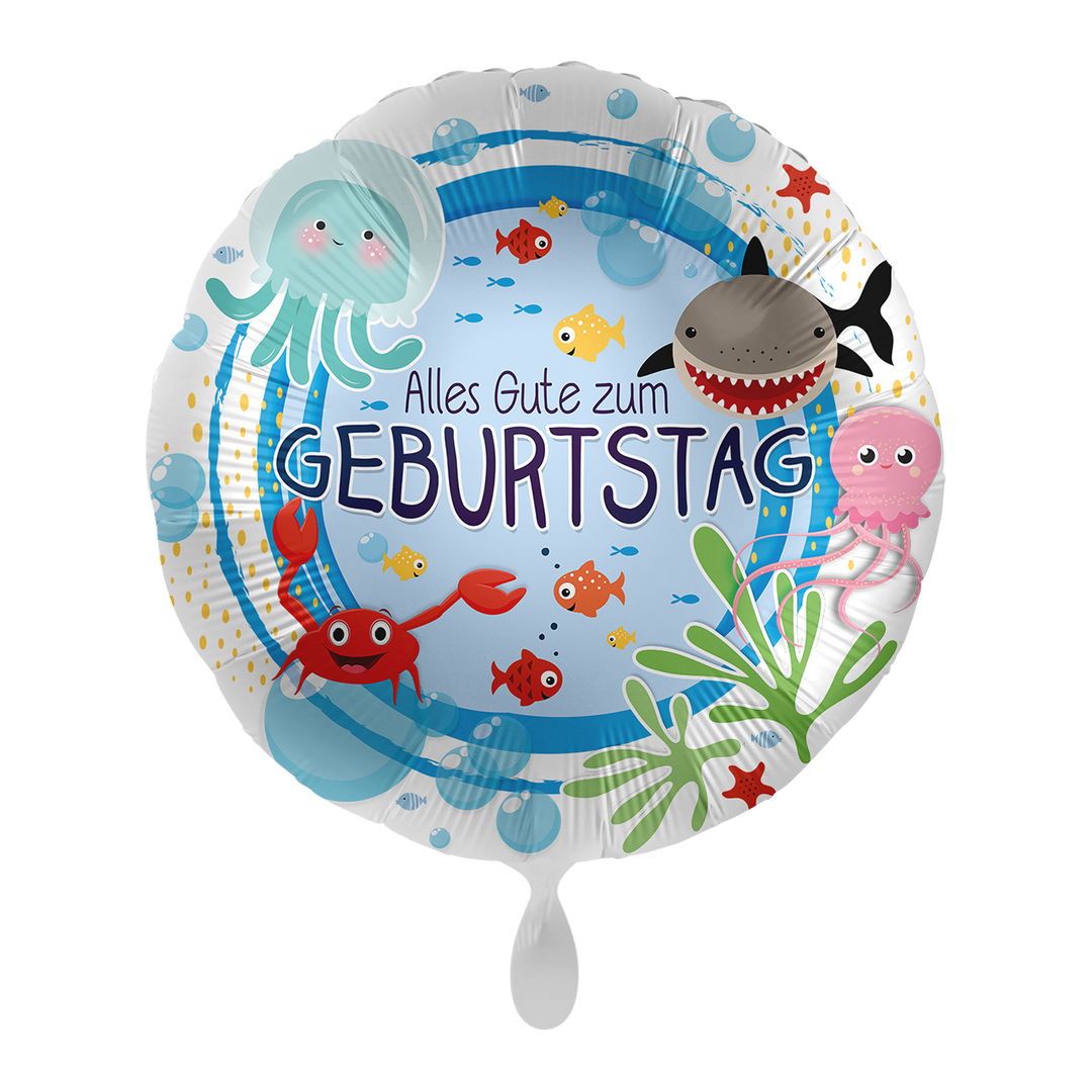 Ballon -Unterwasserwelt-  ø43cm Rund 