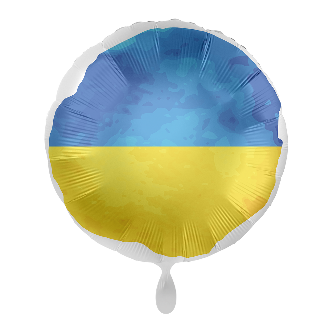 Ballon - Flagge Ukraine -  ø43cm 