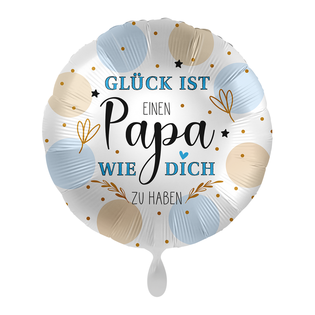 Ballon - Glück ist einen Papa wie dich zu haben - ø43cm -  rund 