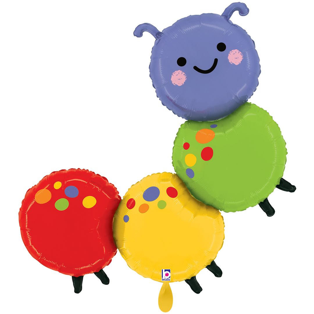 Ballon - Raupe Bunt - 82x86 cm