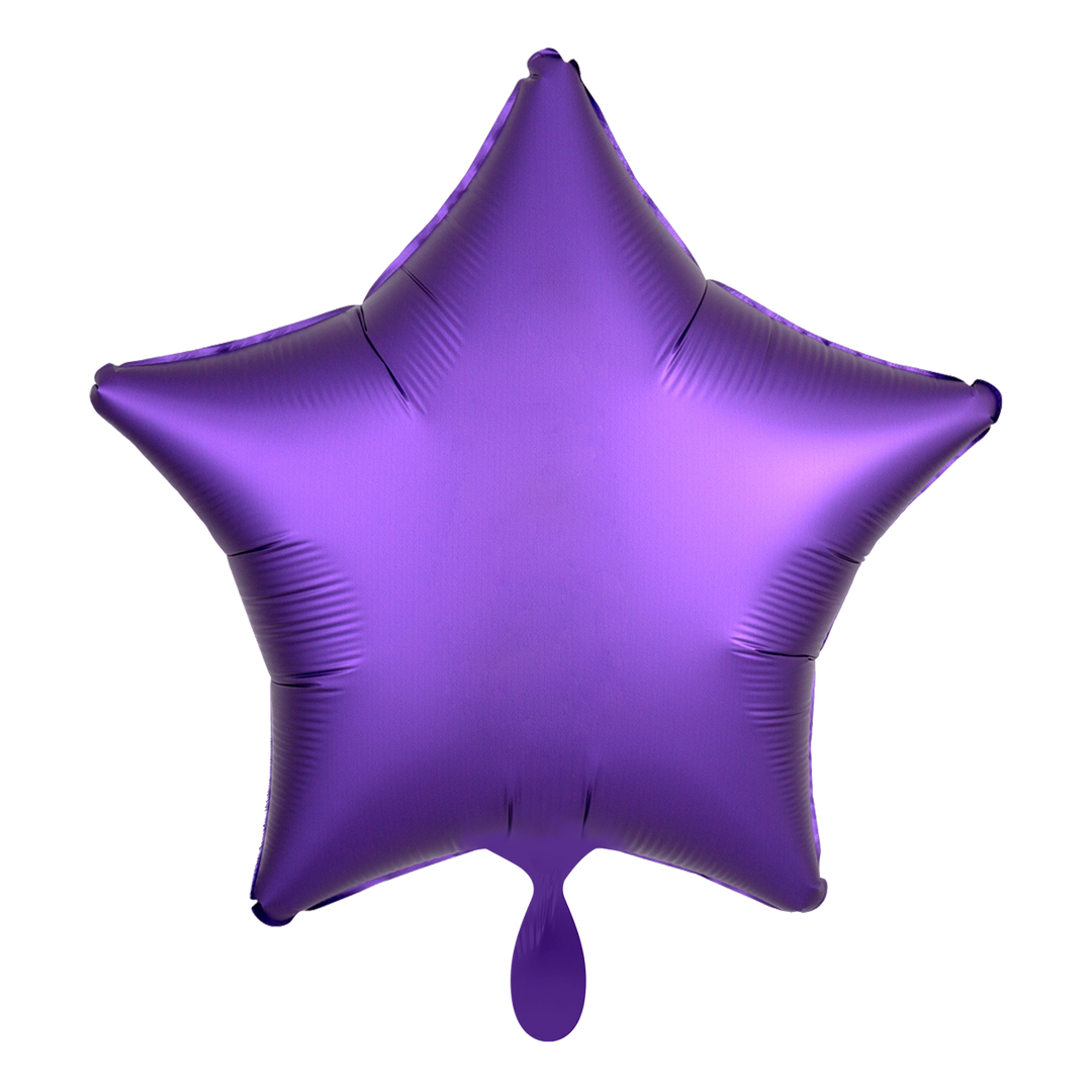 Ballon - Silk Lustre Lila-  ø43cm - Stern 