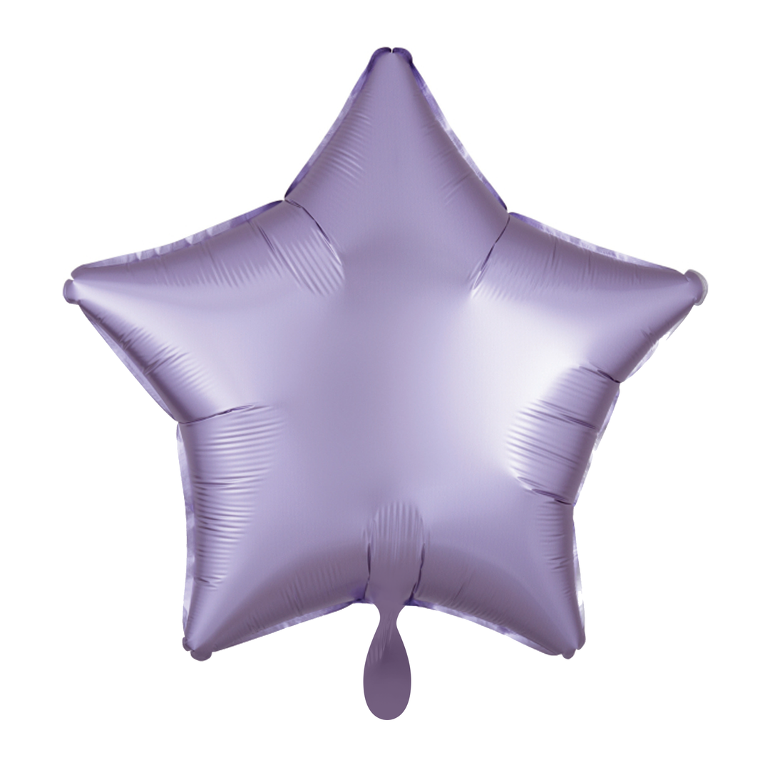 Ballon - Silk Lustre pastel  Lila-  ø43cm - Stern 