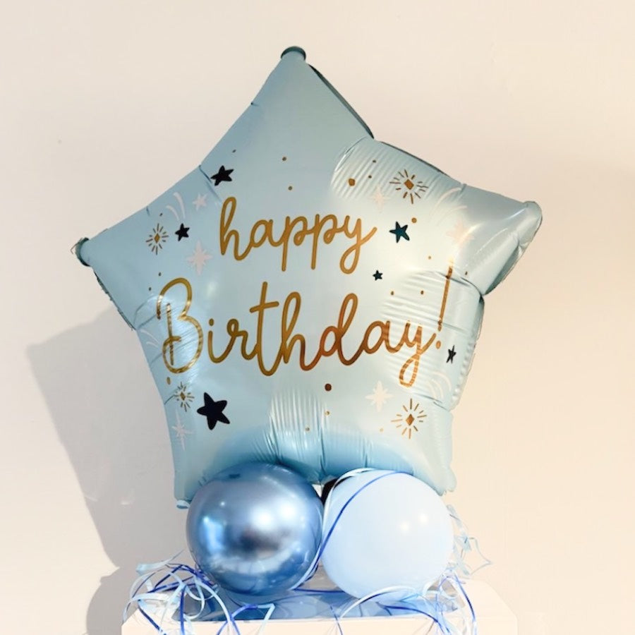 Ballonbox Geburtstag personalisiert mit Highlightballon auch als Geldgeschenk