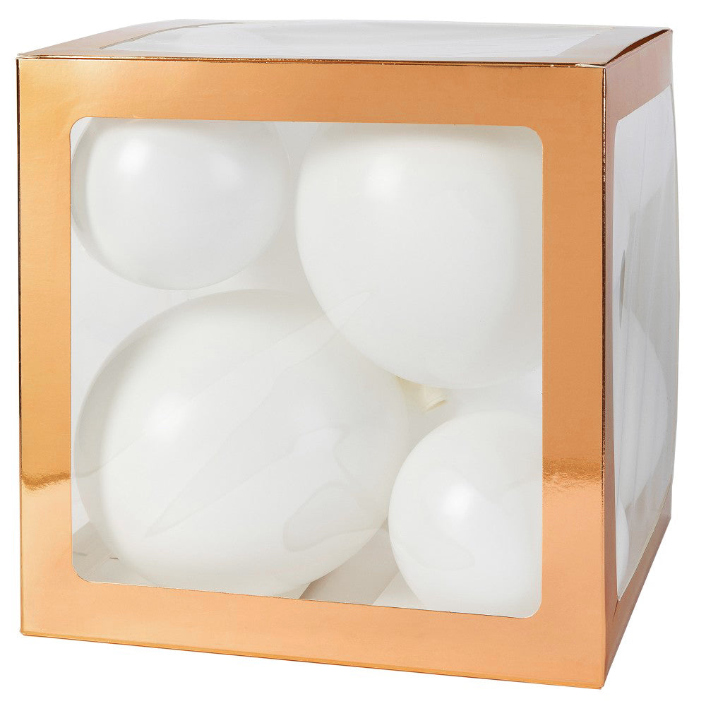 Ballonbox - Geschenkbox - rosegold