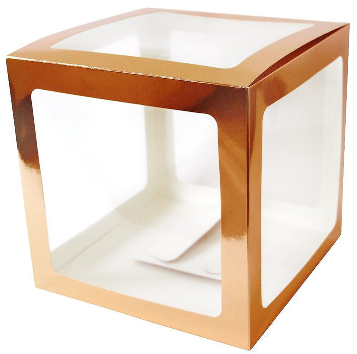 Ballonbox - Geschenkbox - rosegold
