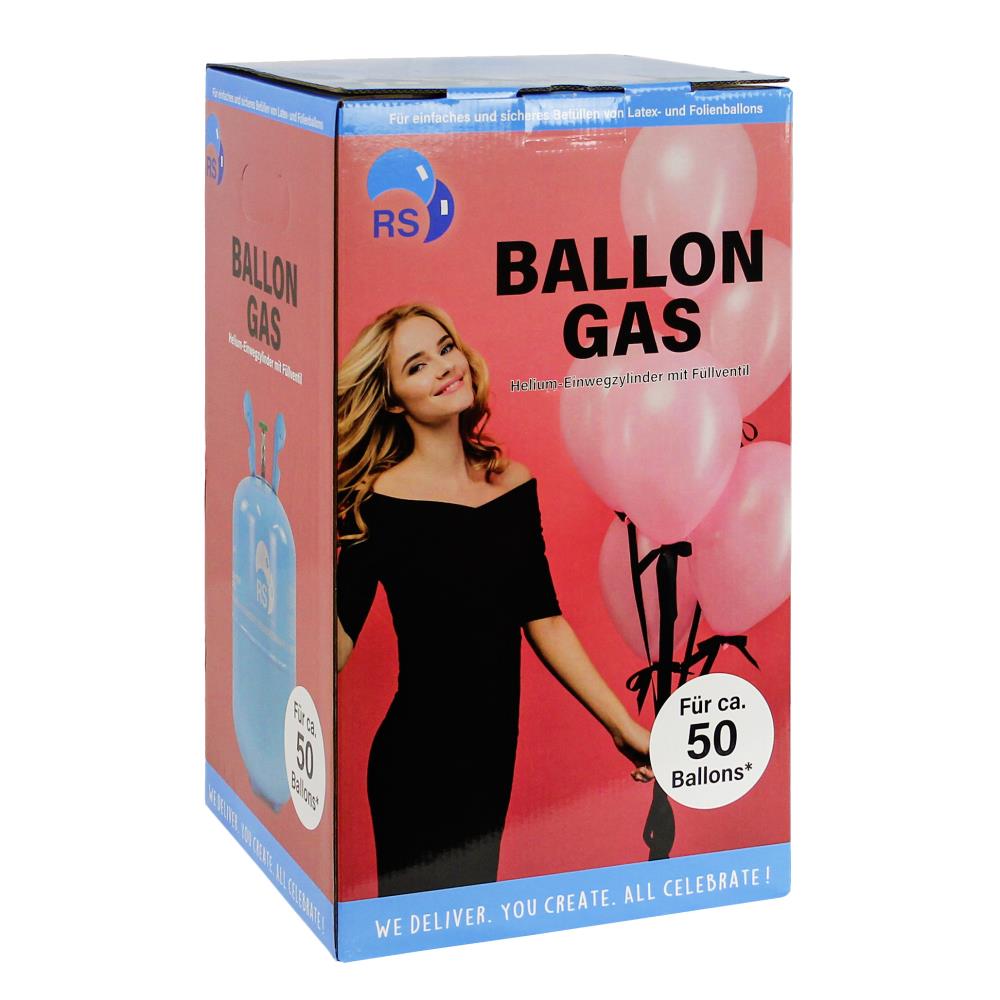 Helium Einwegzylinder für 50 Ballons