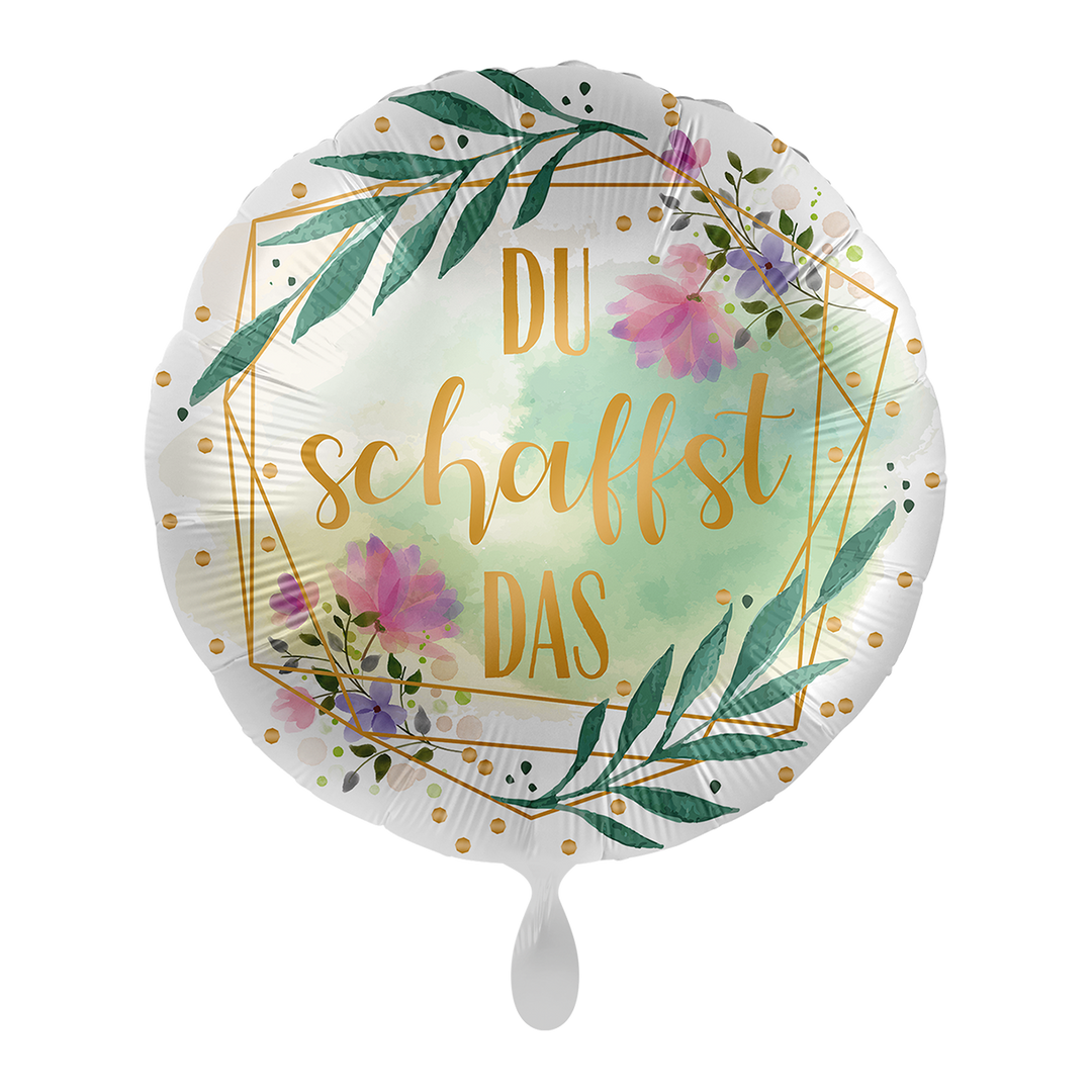 Ballon - Du schaffst das  - ø43cm -  Rund