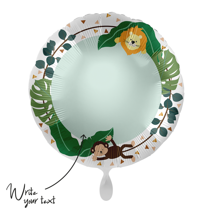 Ballon -Dschungel  -  ø43cm - Rund
