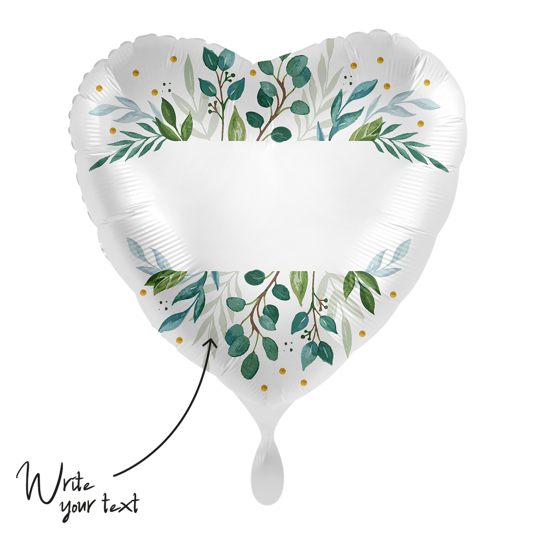Ballon - Eukalyptus-  ø43cm - Herz