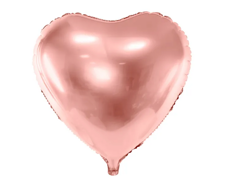 Herz Ballon Rosegold -  ø45cm