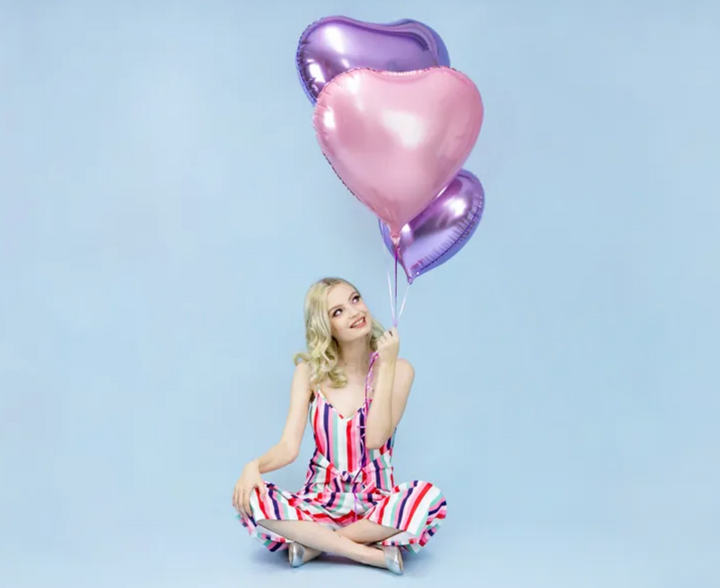 Herz Ballon Pink -  ø60cm