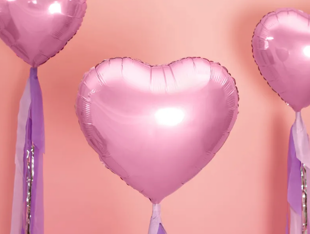 Herz Ballon Pink -  ø45cm