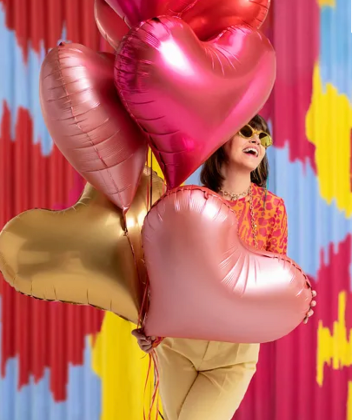 Herz Ballon Pink  -  ø75cm