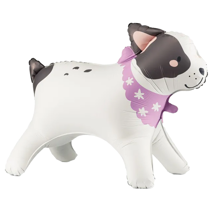 Folienballon Hund stehend 89 cm – Airwalker Hunde Ballon Kindergeburtstag