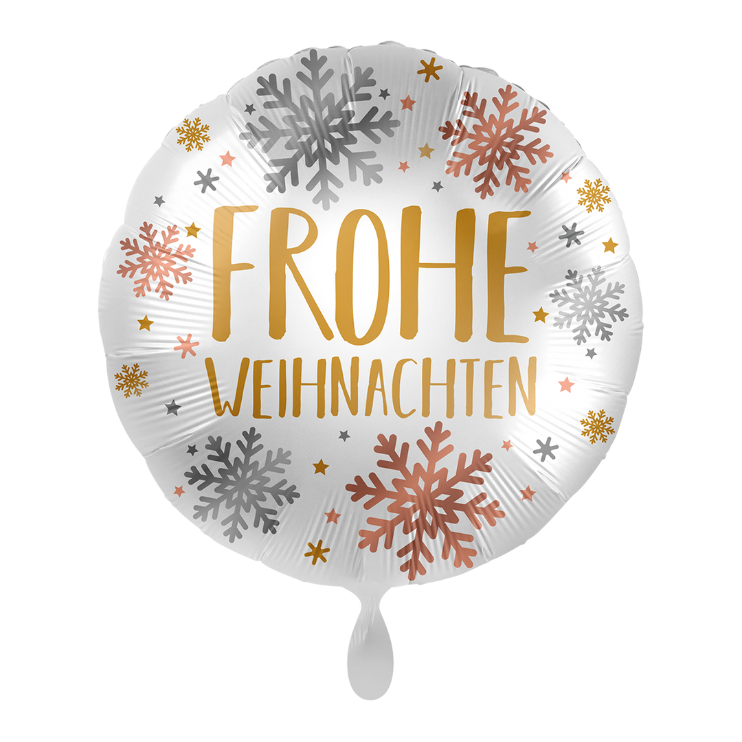 Folienballon - 43cm - Frohe Weihnachten - Helium/Luftfüllung 